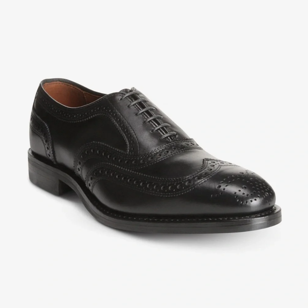 Allen Edmonds McAllister Wingtip Oxford Leather Shoes 9 C